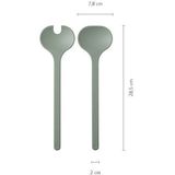 Mepal saladebestek Silueta – 2-delig – Slacouvert – Nordic black