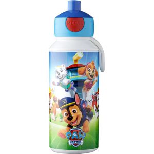 Mepal pop-up drinkfles Campus - 400 ml – Sluit goed af – Drinkbeker voor kinderen – Paw Patrol Pups