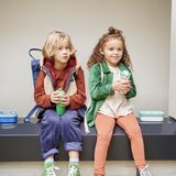 Mepal lunchset Campus – Broodtrommel en Drinkbeker voor kinderen – Bento box – Pop-up drinkfles – Little Farm