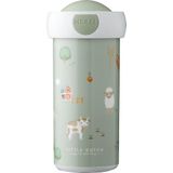 Mepal schoolbeker Campus – 300 ml – Sluit goed af – Drinkbeker voor kinderen – Little Farm
