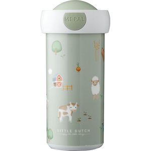 Mepal schoolbeker Campus – 300 ml – Sluit goed af – Drinkbeker voor kinderen – Little Farm