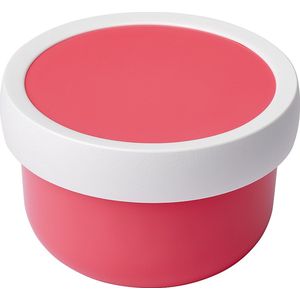 Mepal fruitbox Campus – 300 ml – Inclusief fruitvorkje – Sluit goed af – Snackdoosje – Pink