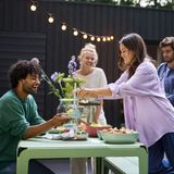 Mepal plat bord Silueta – 4 stuks – Dinerborden – Nordic sage