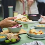 Mepal plat bord Silueta – 4 stuks – Dinerborden – Nordic sage