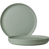 Mepal plat bord Silueta – 4 stuks – Dinerborden – Nordic sage