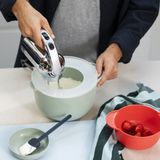 Mepal Beslagkom met deksel Chef it - 1500 ml - Schaal - Magnetron- en vaatwasmachinebestendig - Bakspullen - Nordic sage