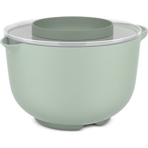 Mepal Beslagkom met spatdeksel Chef it - 3000 ml - Schaal - Magnetron- en vaatwasmachinebestendig - Bakspullen - Nordic sage