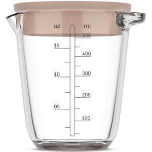 Maatbeker - Transparant - Kunststof - Inhoud 500ml
