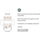 Mepal - 360° Mio Little Dutch leerbeker - Waterdicht - 360° rand om van alle kanten te drinken - Handgrepen met gemakkelijke grip - Verzegelt wanneer het kind stopt met drinken - 200 ml - Fairy Garden