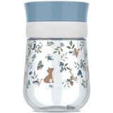 Mepal - 360° Mio Little Dutch leerbeker - Waterdicht - 360° rand om van alle kanten te drinken - Sluit automatisch af wanneer het kind stopt met drinken - 300 ml - Forest Friends