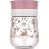 Mepal Fairy Garden 360° drinkbeker mio 300ml roze Kunststof Mepal Drinkbeker
