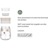 Mepal Fairy Garden 360° drinkbeker mio 300ml roze Kunststof Mepal Drinkbeker