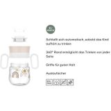 Mepal - 360° Mio leerbeker - Lekvrij - 360° rand voor drinken aan beide kanten - Gemakkelijk vast te houden handgrepen - 200 ml - Sunshine & Rainbow