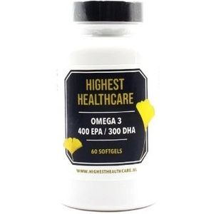 Highest Healthcare - Omega 3 - Visolie Capsules - 400 mg EPA - 300 mg DHA