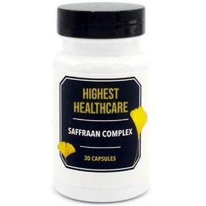 Highest Healthcare - Saffraan Complex - Capsules - Plantenextract en Vitaminepreparaat