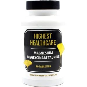 highest healthcare Magnesium bisglycinaat taurine 90 Stuks