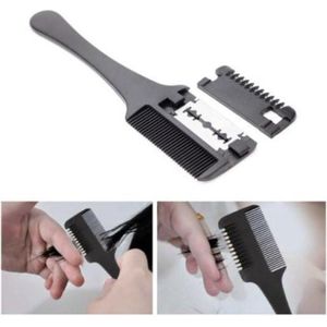 Cabantis Trimkam Breed - Haar scheermes - Styling Tool -Kapper Kam -Haar Accessoire - Barbier - Inclusief scheermes - Breed 1x