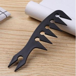 Cabantis® Antiklit Styling Kam – Professionele Kapper Kam – Ideaal voor Moeilijk Haar – Haaraccessoire voor Perfecte Styling - Zwart