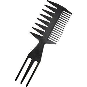 Cabantis® Brede 3 Way Kam - Styling Tool zwart - Kapper Kam - Haar Kam Haar Accessoire - Zwart