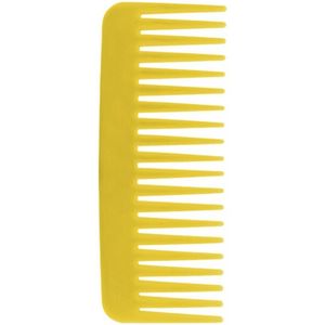 Cabantis Brede Kam 20 Tanden - Styling Tool - Wide Tooth Comb - Kapper Kam - Haar Accessoire - Geel