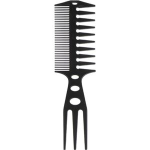 Cabantis Brede 3 Way Kam ND - Styling Tool zwart - Kapper Kam - Haar Kam Haar Accessoire – Zwart