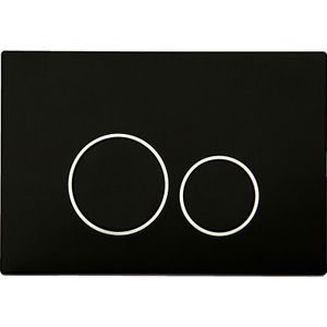 Dynamic Way bedieningsplaat Circle mat zwart