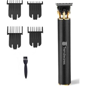 Trendwares - T-287 - Draadloze Tondeuse - Zwart - Haar- en Baardtrimmer