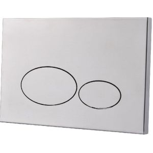 Regn Bedieningsplaat Rvs T.b.v. Geberit UP320 - Geborsteld Nikkel - RVS - Toiletten - Bedieningspanelen - 8720297692765