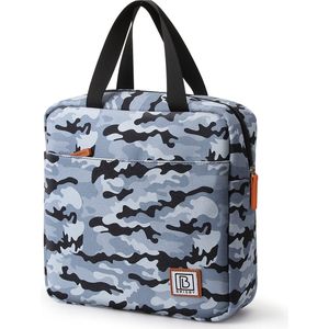 Brisby 4 Laags Geïsoleerde Koeltas - Lunchtas 7 liter - Camouflage Blauw