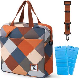 Brisby 4 Laags Geïsoleerde Koeltas - Lunchtas 7 liter - Blok