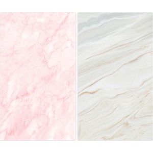 DW4Trading Dubbelzijdige Vinyl Achtergrond - Food en Product Fotografie - Backdrop - 87x57 cm - Marble Roze