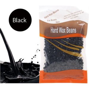 DW4Trading Hard wax beans 100 gr ontharen harsen lichaam gezicht spatels Black