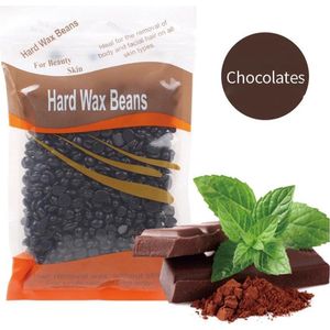 DW4Trading Hard wax beans 100 gr ontharen harsen lichaam gezicht spatels Chocolates