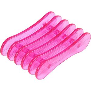 DW4Trading Penseel houder - Geschikt voor 5 penselen - Acryl nagel penselen - Roze