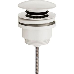 Luxe click waste afvoerplug 1¼"" mat wit