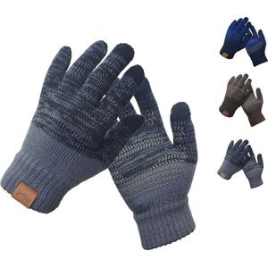 NiSy.nl Luxe Handschoenen heren / dames - Touchscreen | Fleece | Anti-Slip | Winter | Grijs Patroon