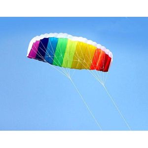 BukkitBow - Regenboog Vlieger - XL Matrasvlieger - Kite Parachute Vlieger