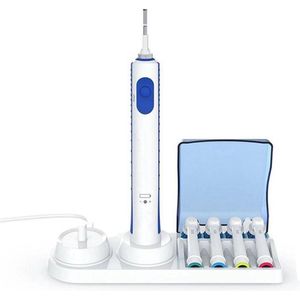 BukkitBow - Tandenborstel Houder - Houder Voor Oral B Tandenborstel - Houder voor Tandenborstel en Opzetborstels - Inclusief Opbergunit Voor 4 Opzetborstels