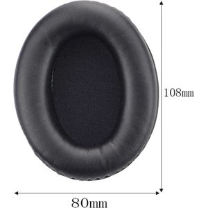 BukkitBow - Oorkussen Set voor Sony koptelefoon - Geschikt voor Sony WH-1000XM3 - Vervangkussens / Earpads voor Sony Koptelefoon - Zwart