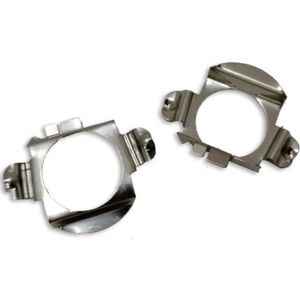 2 stuks OEM Line - H7 LED Adapter Lamphouder Koplamp Dimlicht / Grootlicht houder voor - BMW 1 serie - BMW E60 - Opel Vectra C Astra H Zafira - Ford Fiesta Nissan Qashqai Primera - Mercedes Benz - Saab 9.3 - VW  Polo 6R - Golf 7.5 - Bora - Passat