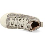 Bunnies JR 221235-906 Meisjes Hoge Sneakers - Goud/Print - Leer - Veters