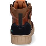 BunniesJR 222660-513 Jongens Hoge Sneakers - Bruin - Leer - Veters