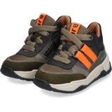 BunniesJR 222848-569 Jongens Hoge Sneakers - Groen - Leer - Veters
