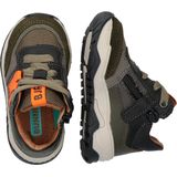 BunniesJR 222848-569 Jongens Hoge Sneakers - Groen - Leer - Veters