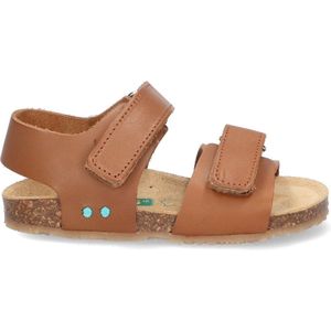 BunniesJR Bas Beach Jongens Sandalen - Bruin - Imitatieleer - Klittenband