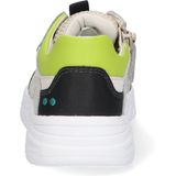 BunniesJR 223340-569 Jongens Lage Sneakers - Groen Beige - Nubuck - Veters