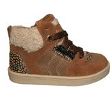 BunniesJR - Pascal Pit - Hoge Sneakers - Beige - Suède - Veters