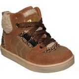 BunniesJR - Pascal Pit - Hoge Sneakers - Beige - Suède - Veters