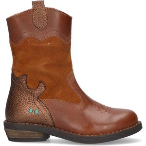 BunniesJR 223825-513 Meisjes Cowboy Boots - Bruin - Leer - Ritssluiting