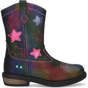 Bunnies JR 223826-598 Meisjes Cowboy Boots - Multicolor - Nubuck - Ritssluiting